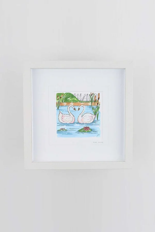 One Love Small Framed Art Print