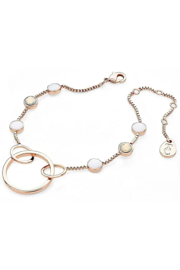 Open Hoop Bracelet In Rose Gold