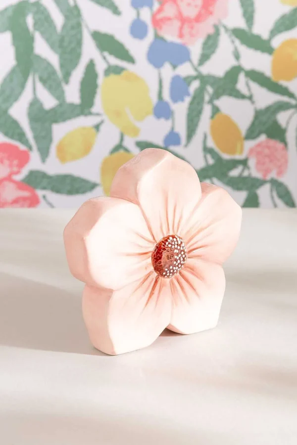 Orange Ceramic Decorative Flower