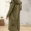 Outback Full Length Waterproof Raincoat In Fern