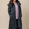 Outback Full Length Waterproof Raincoat In Nightshade
