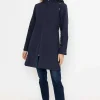 Padded Winter Softshell Jacket In Navy
