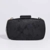 Paisley Fabric Clutch In Black