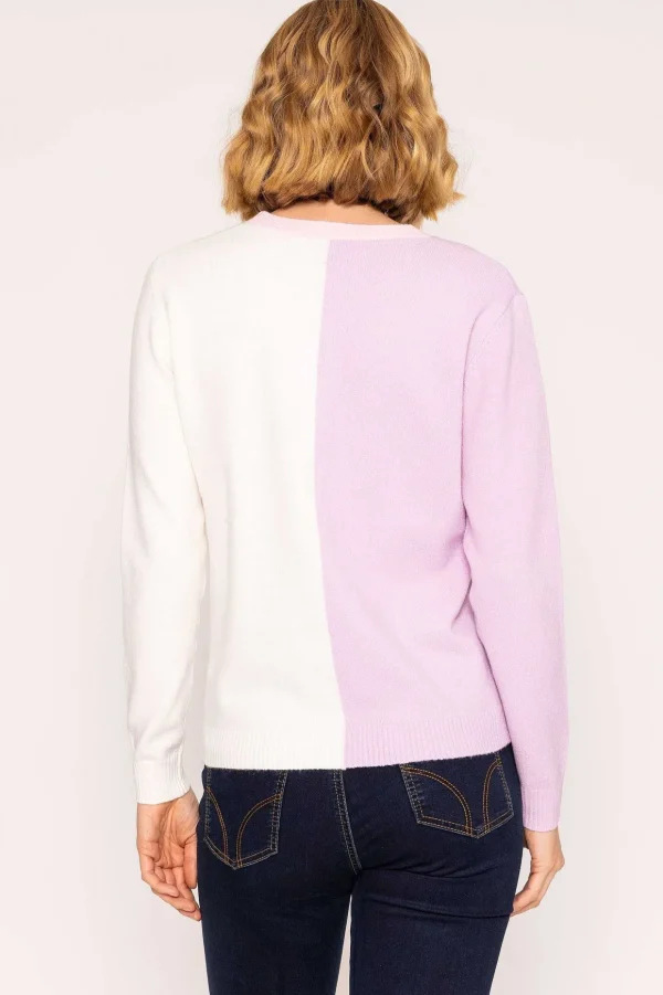 Panel Knit In Lilac