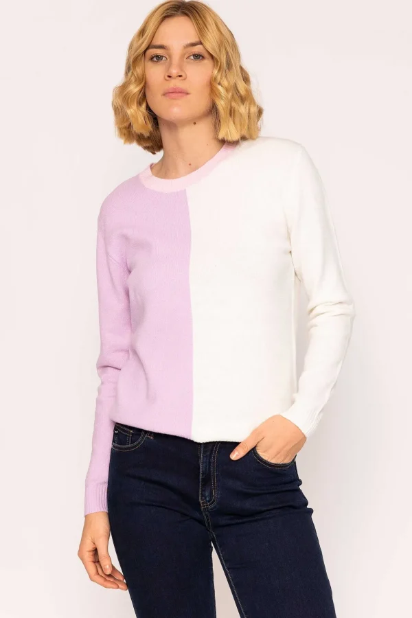 Panel Knit In Lilac