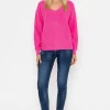 Pearl Back Knit In Pink