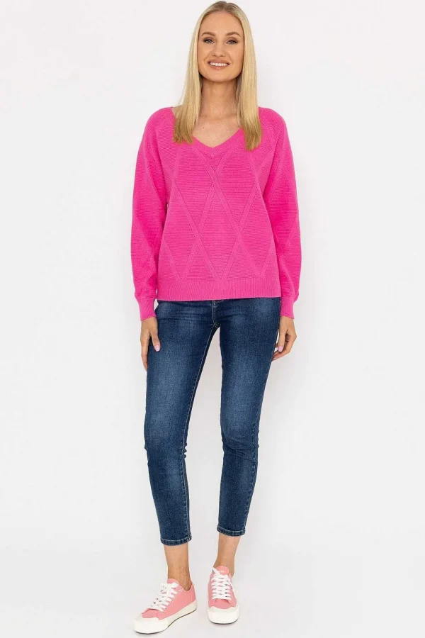 Pearl Back Knit In Pink