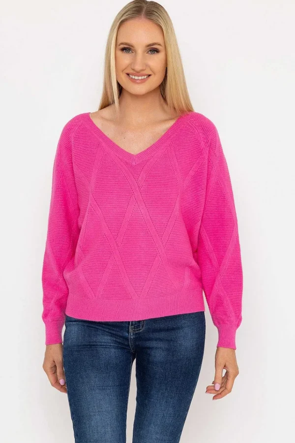 Pearl Back Knit In Pink