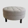 Pearl Oversized Ottoman Stool