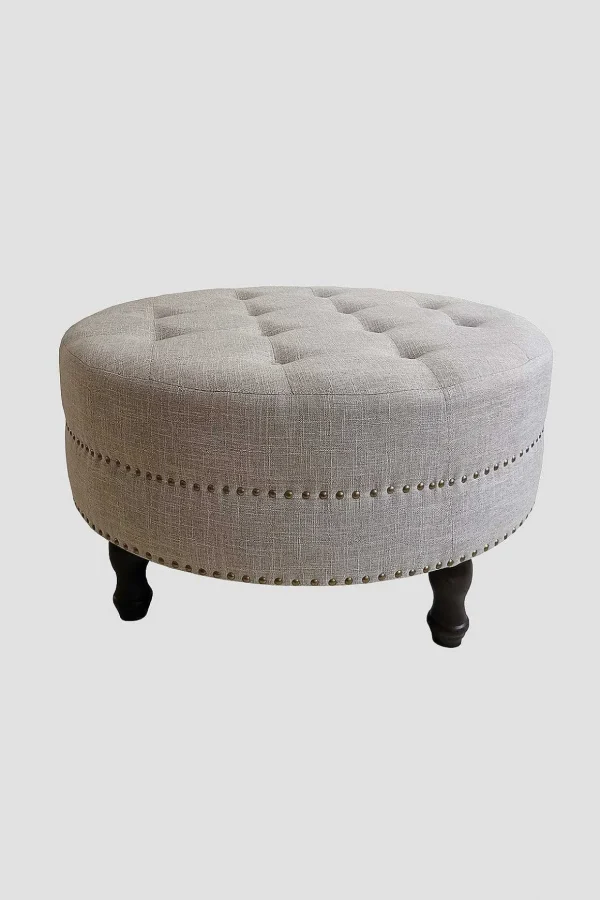Pearl Oversized Ottoman Stool
