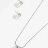 Pearl Pendant Necklace In Silver