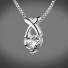 Pendant Clear Heart Stone
