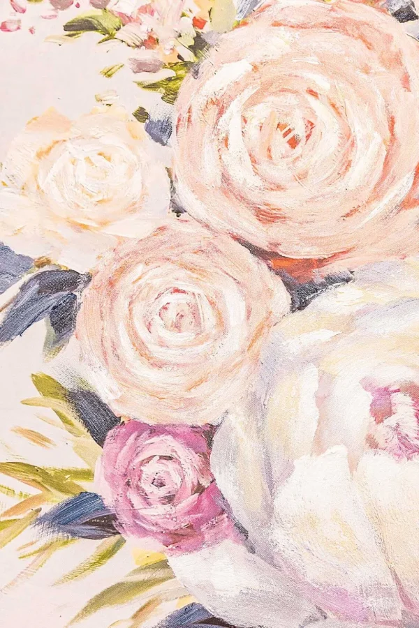 Peony Bouquet Canvas Wall Art
