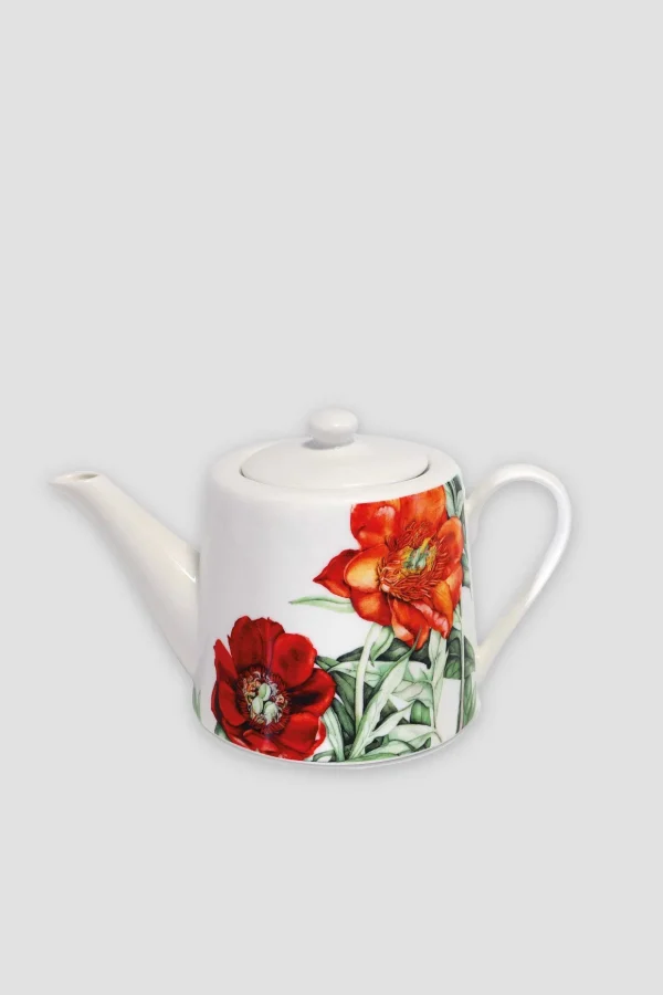 Peony Rose China Teapot