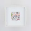 Perfectly Poised Small Framed Art Print