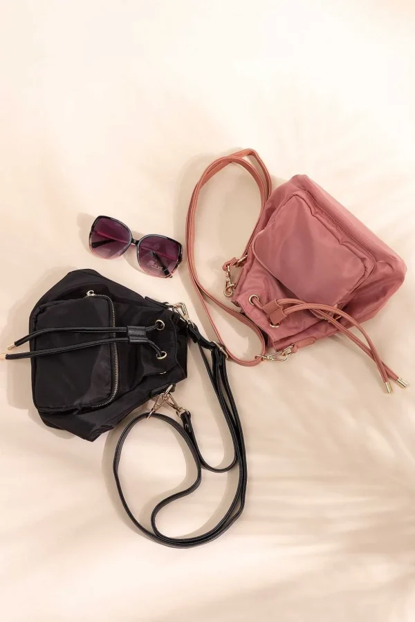 Petite Bucket Bag In Black