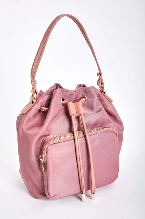 Petite Bucket Bag In Pink