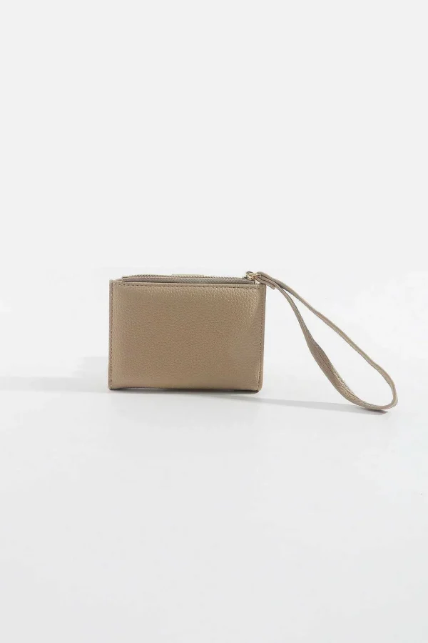 Petite Flower Clasp Purse In Cream
