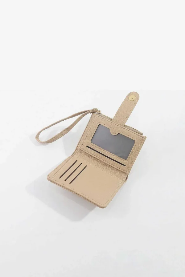 Petite Flower Clasp Purse In Cream