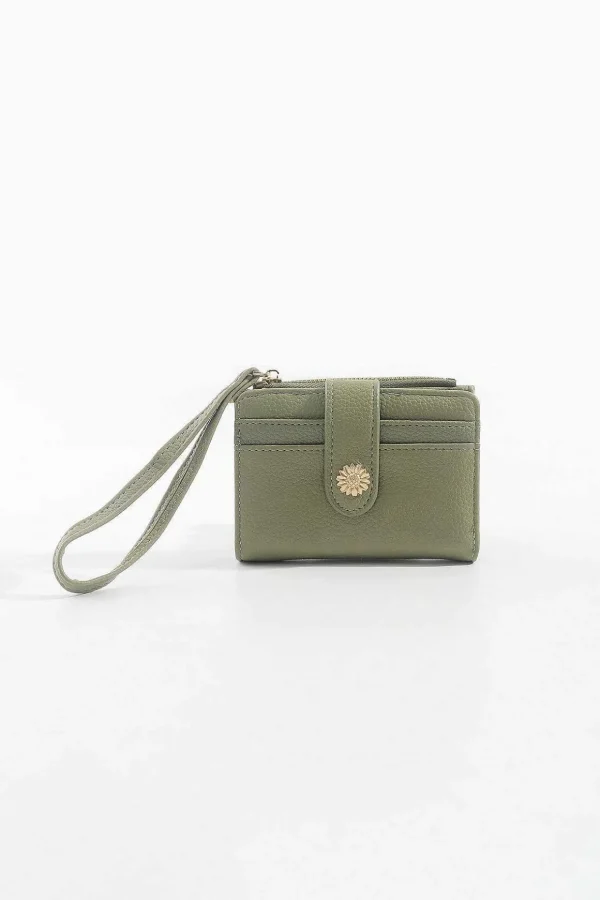 Petite Glower Clasp Purse In Sage