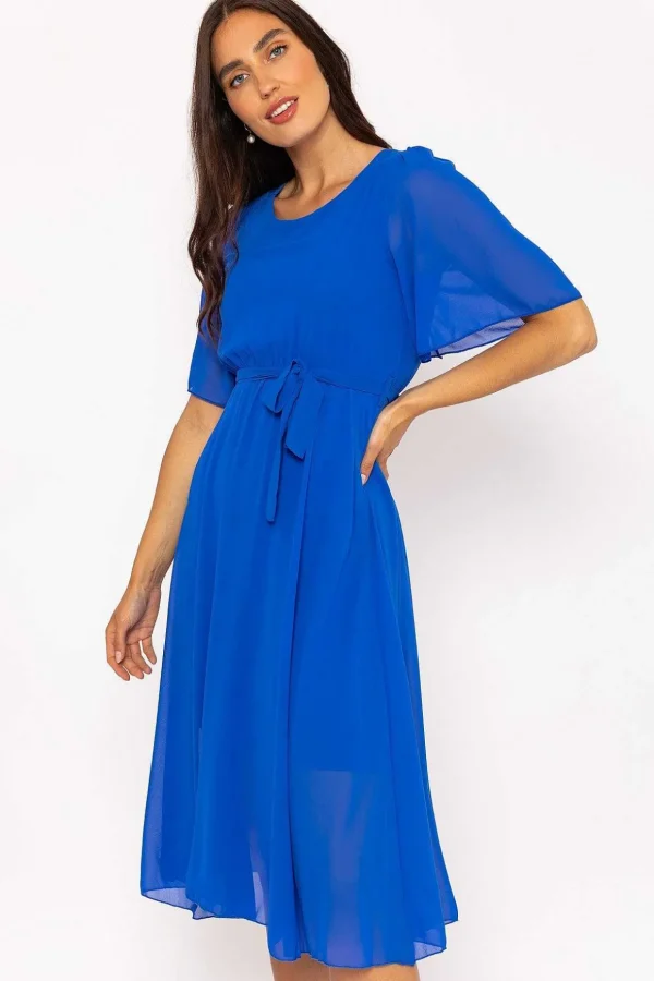 Philipa Blue Midi Dress
