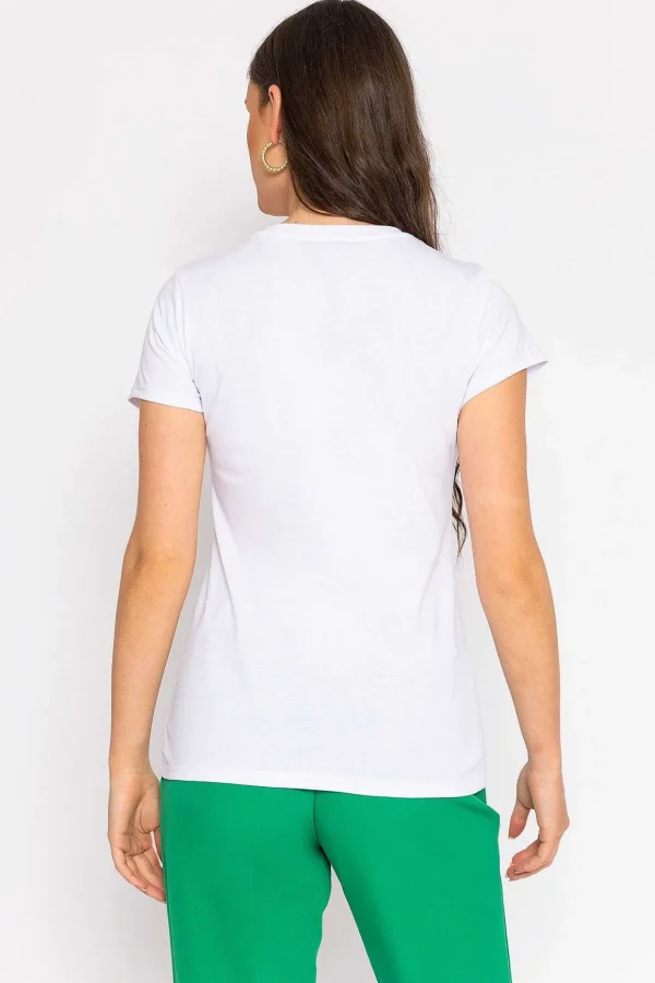 Pineapple Printed T-Shirt In White