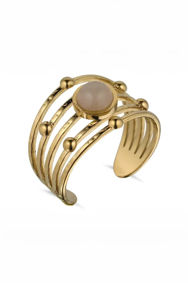 Pink Aventurine Gemstone Ring