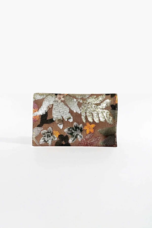 Pink Embellished Clutch Bag