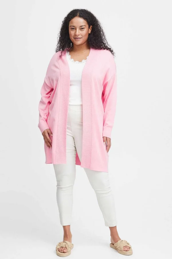 Pink Knitted Cardigan