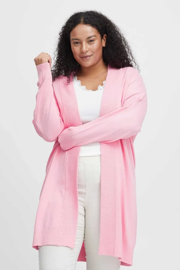 Pink Knitted Cardigan