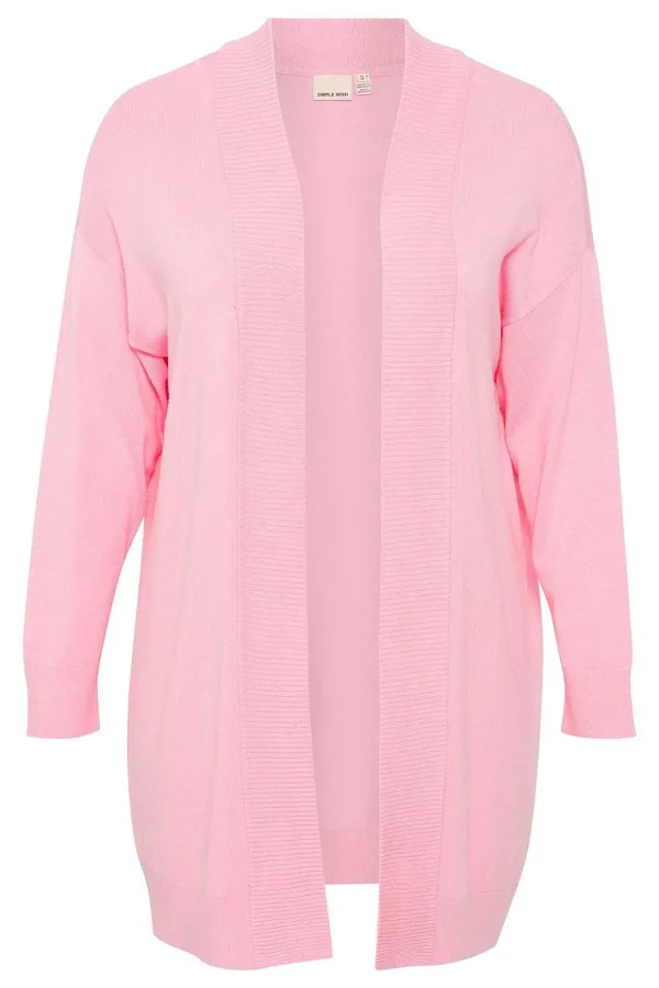 Pink Knitted Cardigan