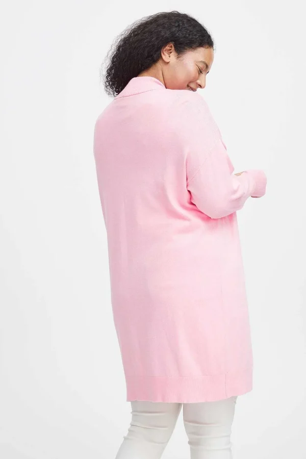 Pink Knitted Cardigan