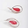 Pink Marble Earrings