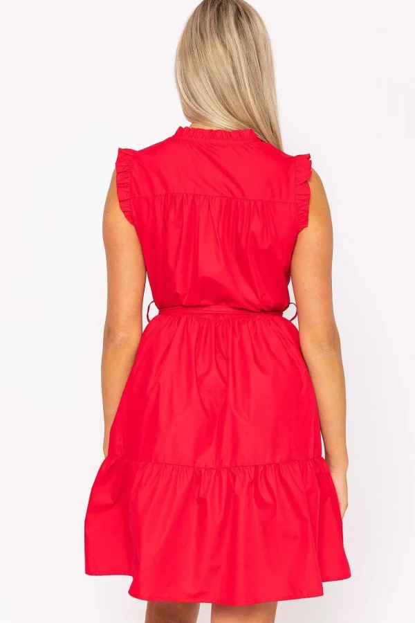 Pink Poplin Mini Dress