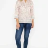 Pink Printed Plaquet Top