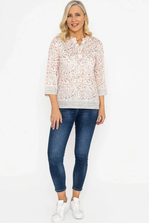 Pink Printed Plaquet Top