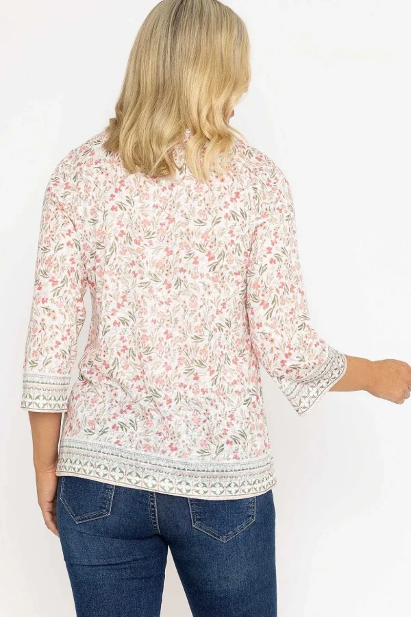 Pink Printed Plaquet Top