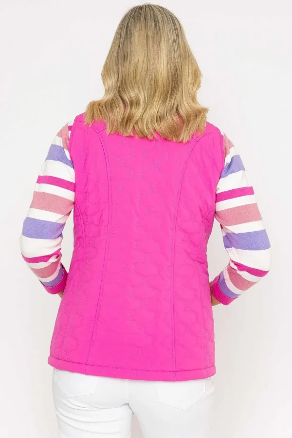 Pink Quilted Gilet