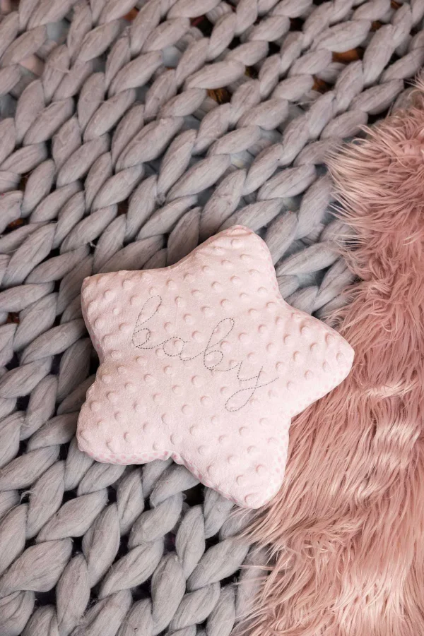 Pink Star Cushion