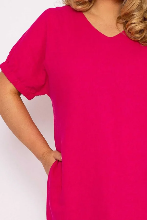 Pink Viscose Dress
