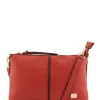 Pipa Crossbody Bag In Red