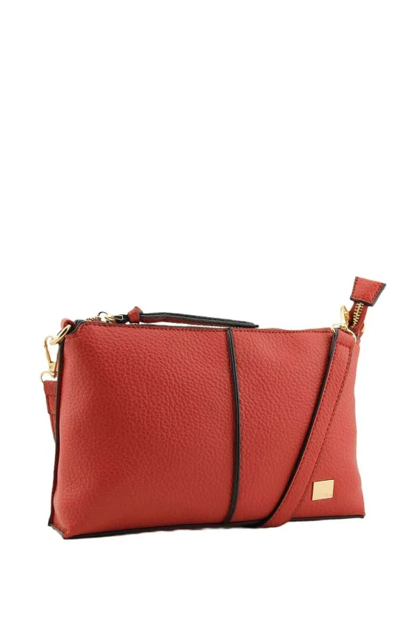 Pipa Crossbody Bag In Red