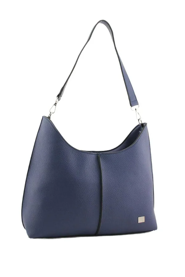 Pipa Navy Shoulder Bag