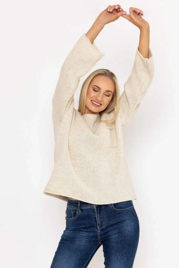 Pocket Knit In Ecru
