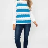 Pointelle Vest In Blue