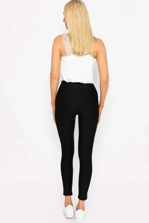Ponte Leggings In Black