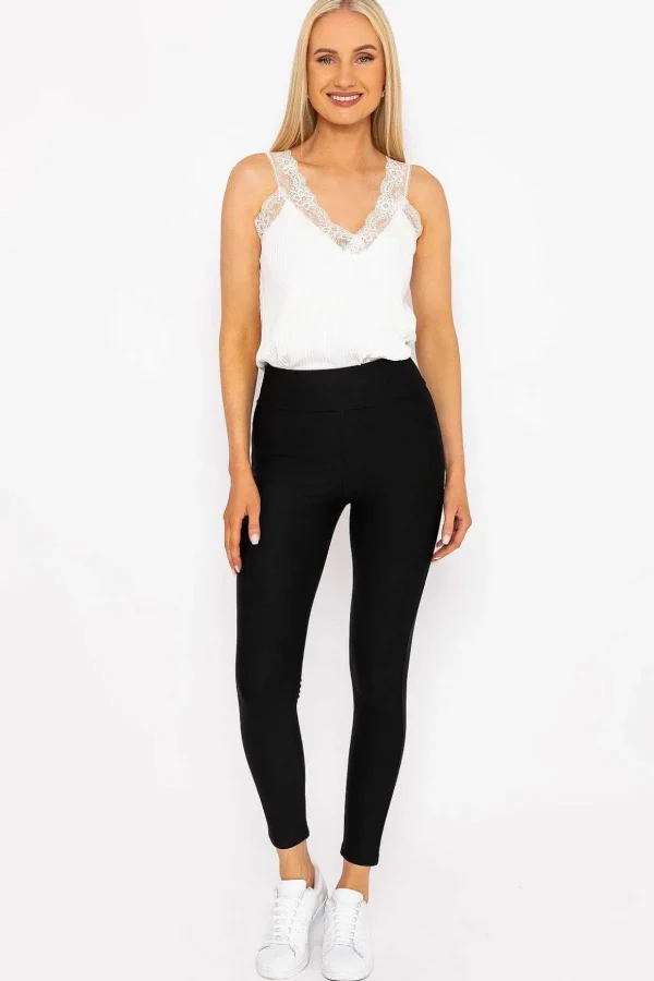 Ponte Leggings In Black