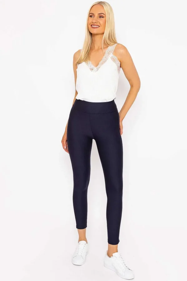Ponte Leggings In Navy