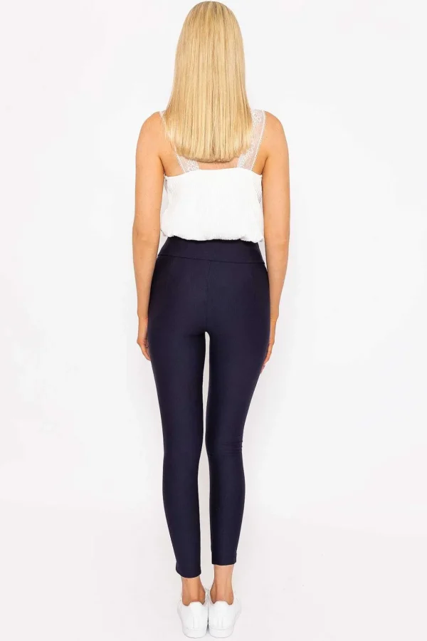 Ponte Leggings In Navy