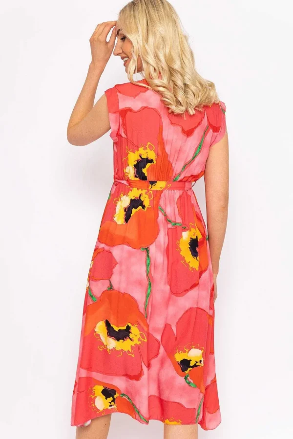 Poppy Floral Printed Midi Dress